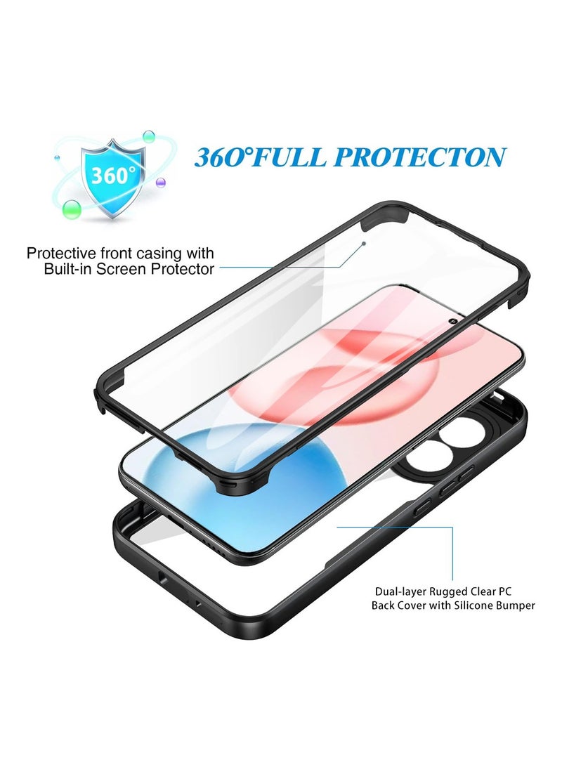 general Protective case for Honor 400, built-in screen protector film full body shockproof protective cover, double-layer ultra-thin - Image 2