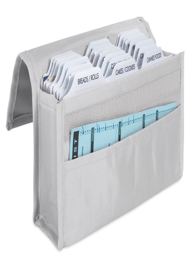HannahDirect Coupon Organizer, Expandable, Silver