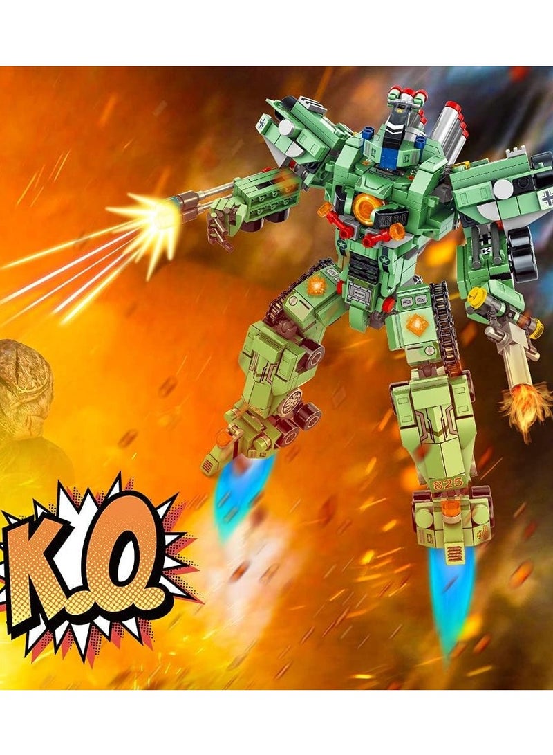 طقم بناء روبوت 5 في 1 للأطفال ألعاب تعليمية STEM 832 قطعة مجموعة بناء للأولاد من 6 إلى 12 سنة هدية مثالية للمهندسين الصغار - Image 5