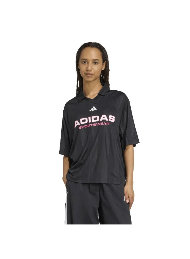 adidas Adidas W Tiro Q4 Tee W Black Not Sports Specific T-Shirts For Women