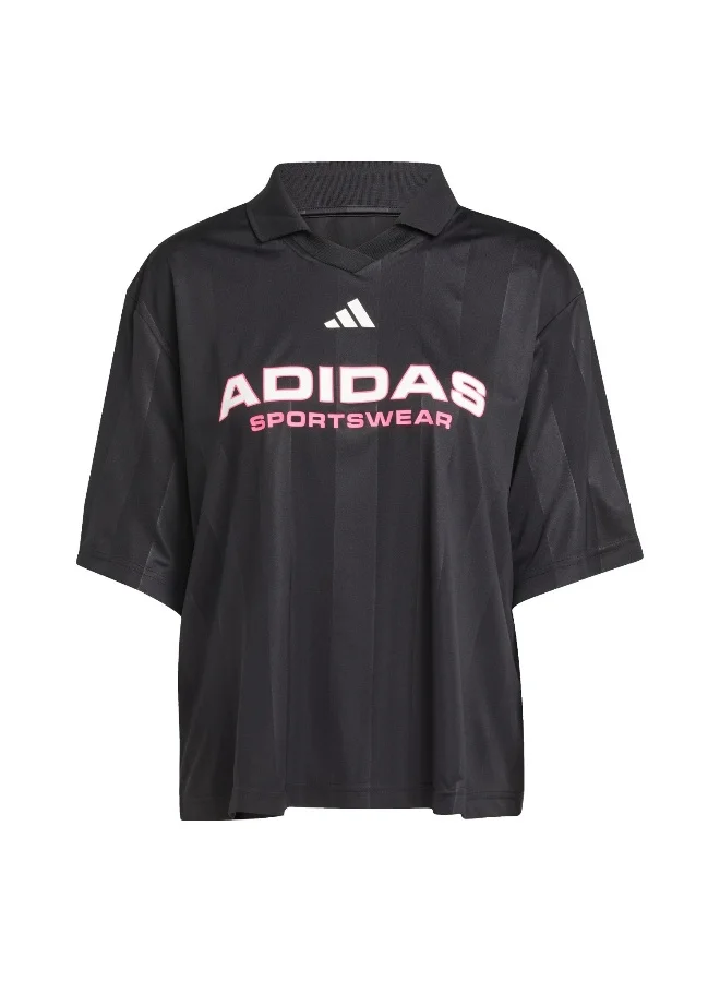 adidas Adidas W Tiro Q4 Tee W Black Not Sports Specific T-Shirts For Women