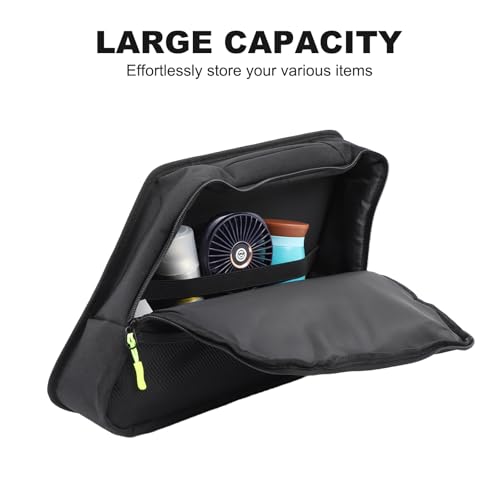 Lcojicep Car Trunk Window Storage Bag Compatible with Nissan Pathfinder 2024 2025, Oxford Cloth Suction cup suspension Rear Trunk Side Window Organizer Storage Bag accessories (Left) - Image 5