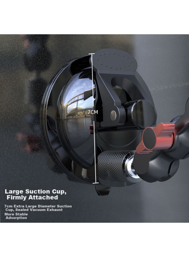 Surewo Sports Camera Suction Cup Mount For Action5pro/4/3 Car Mount For Gopro13 Wedding Car Shooting Follow-up Car Shooting - Image 2