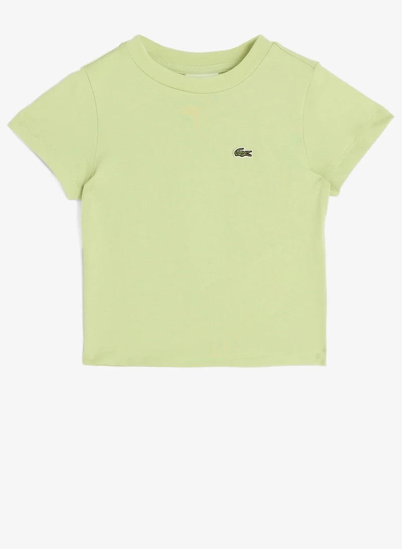 LACOSTE Kids Logo Crew Neck T-Shirt
