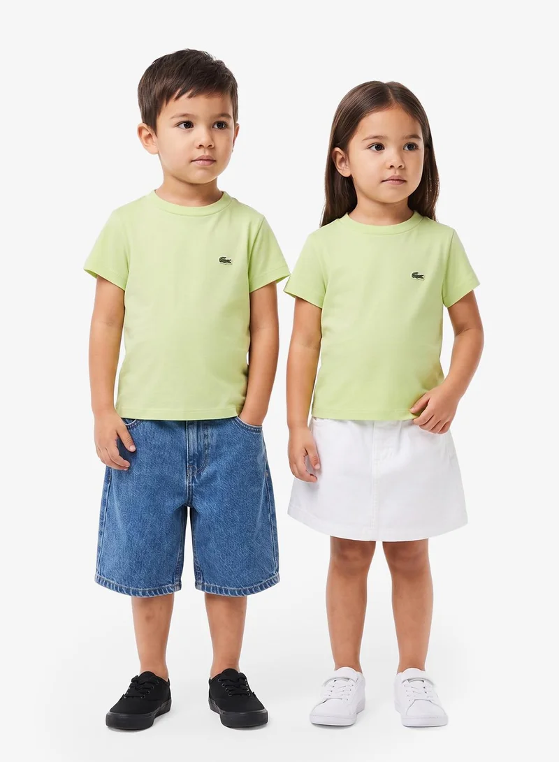 LACOSTE  Kids Logo Crew Neck T-Shirt  | Best Price UAE