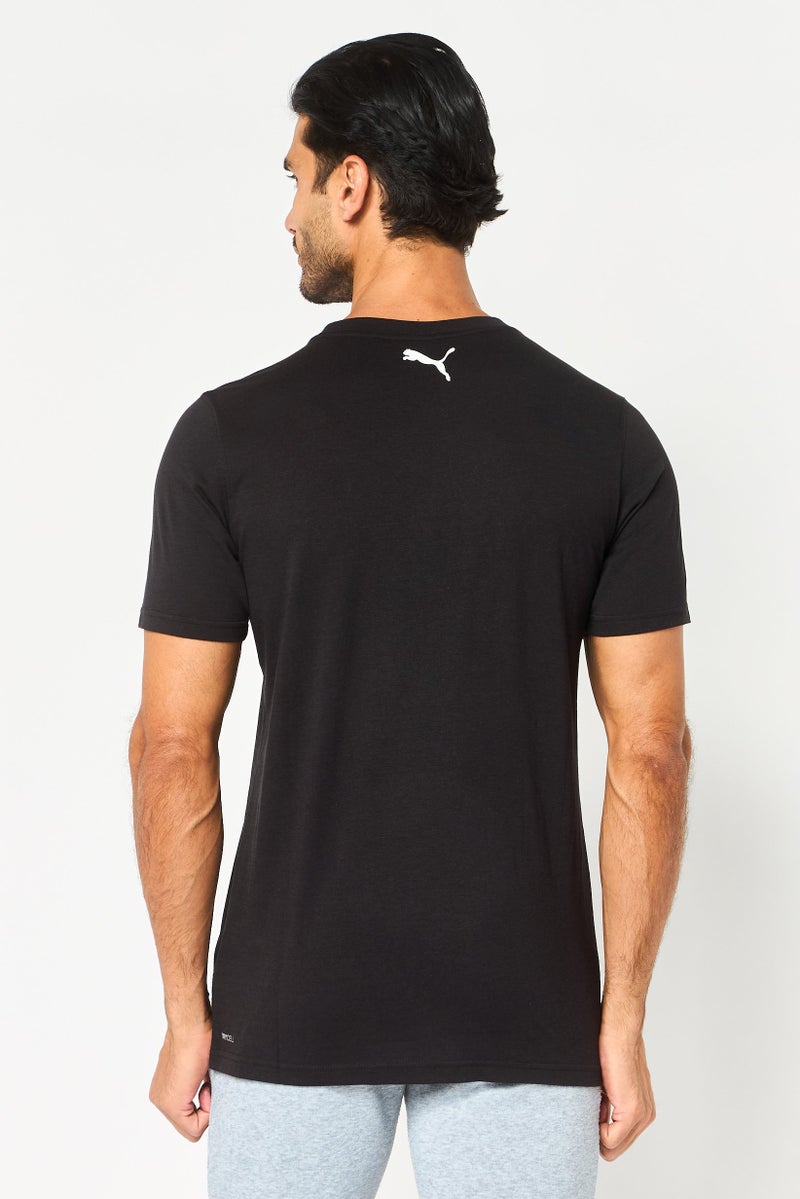 PUMA Men Sportswear Fit Short Sleeve Perimeter Outdoor T-Shirt, Black - Image 3