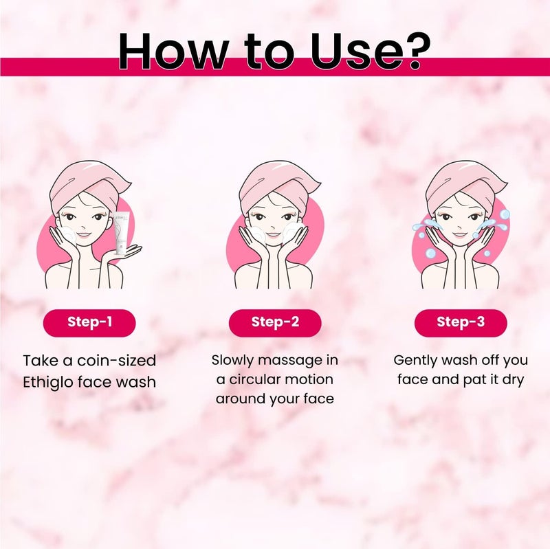 ETHIGLO غسول وجه إيثيغلو العميق لتنظيف الوجه لبشرة صحية وناعمة وسلسة | يزيل الأوساخ والشوائب والزيوت الزائدة | مناسب لجميع أنواع البشرة | عبوة من 2 (200 مل) - Image 4