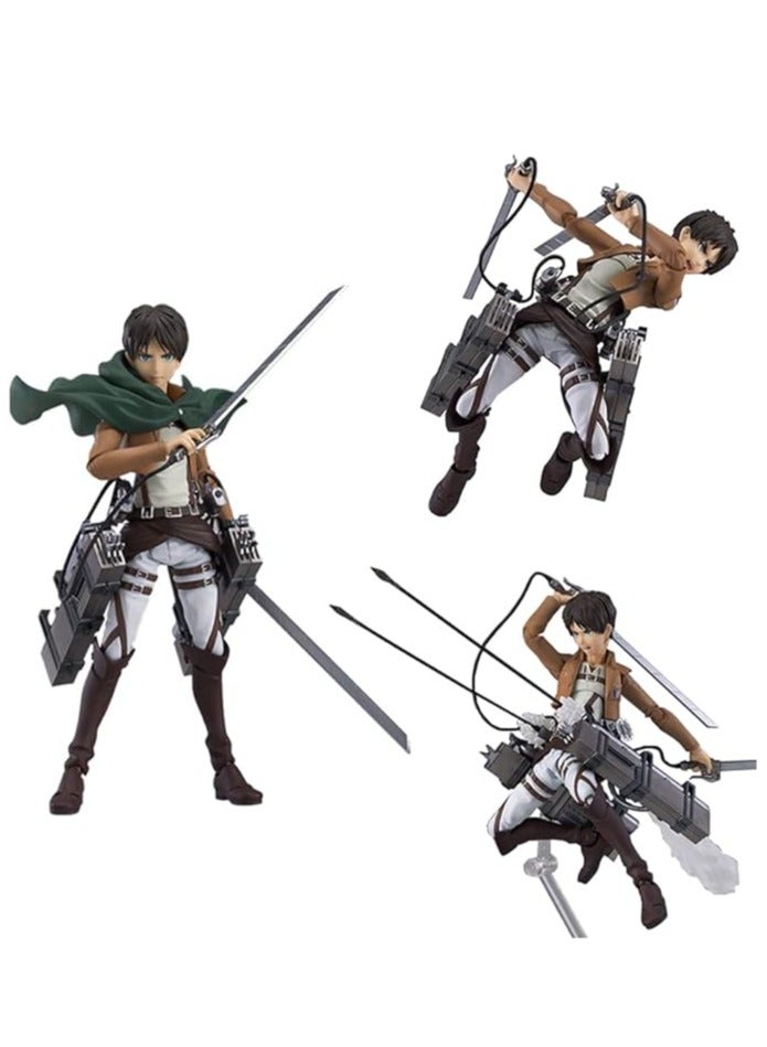 general Attack on Titan series doll model ornaments Allen statue, PVC anime character model toys home décor collection gifts gifts - Image 2