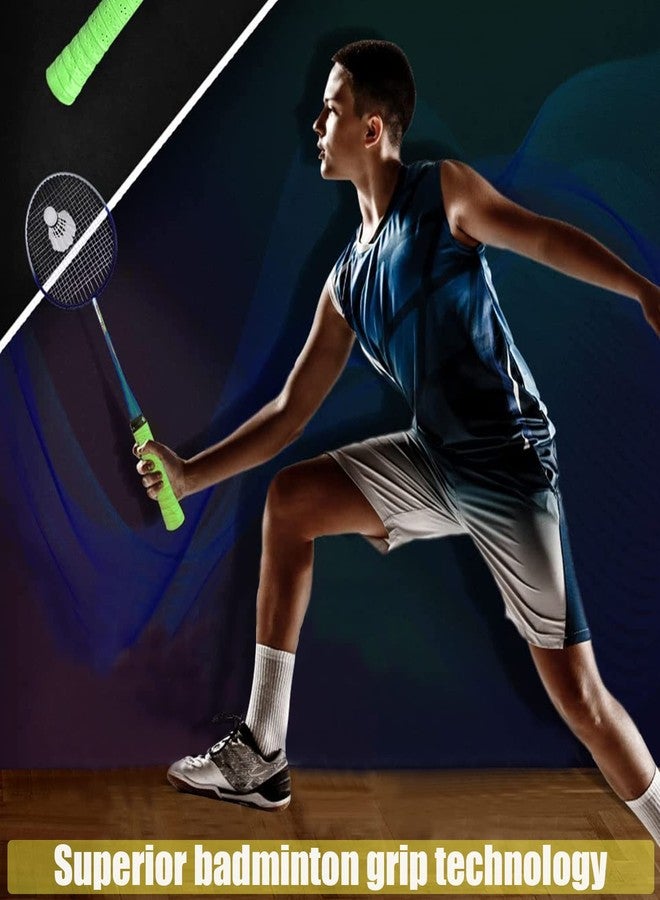 vickytransform Vicky Transform Racket Replacement Grip Anti-Slip Supper Absorbent Self-Adhesive Overgrip Tape Ideal for Tennis/Badminton/Squash (48 Set, Green) - Image 4