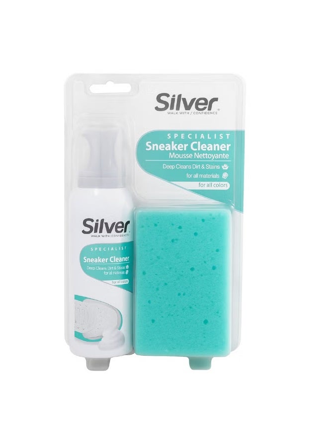 Silver SPECIALIST Sneaker Cleaner for All Materials ,All Colors 125 ml - Image 1