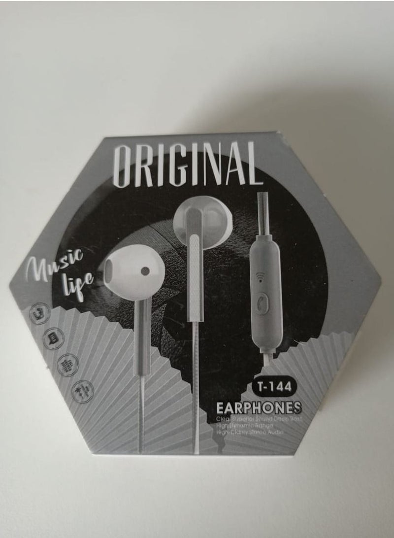 Headphone T-144 Gray - Image 2