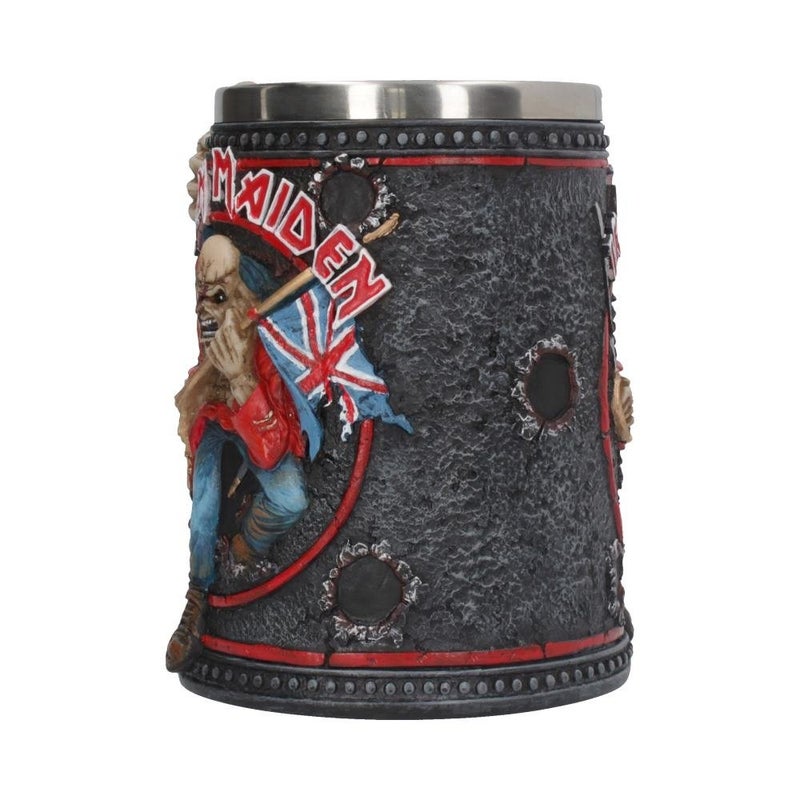 Nemesis Now Metal Band Tankard  Hand-Painted Beer Mug  Removable Stainless Steel Insert  Hard Rock Music Fans Collectible Merch  16Cm - Iron Maiden - Image 2