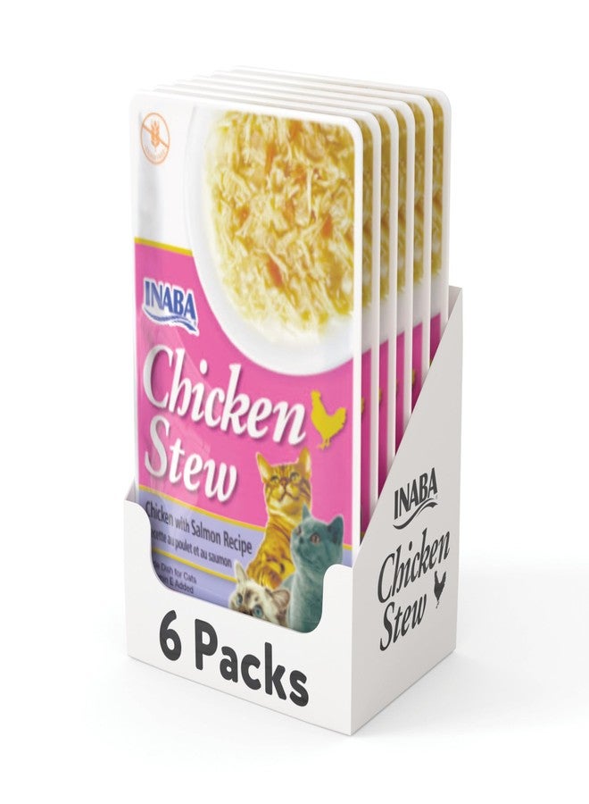 INABA Inaba Chicken & Salmon Recipe (Pack of 6, 40g /Per Pc), All Life Stages, Pate - Image 1