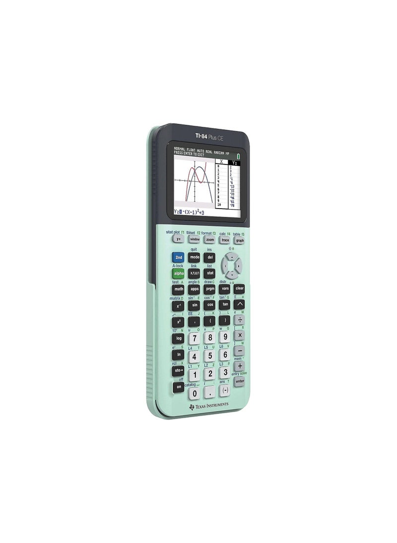 TEXAS INSTRUMENTS Texas Instruments TI-84 Plus CE Color Graphing Calculator, Mint Small  - Image 2
