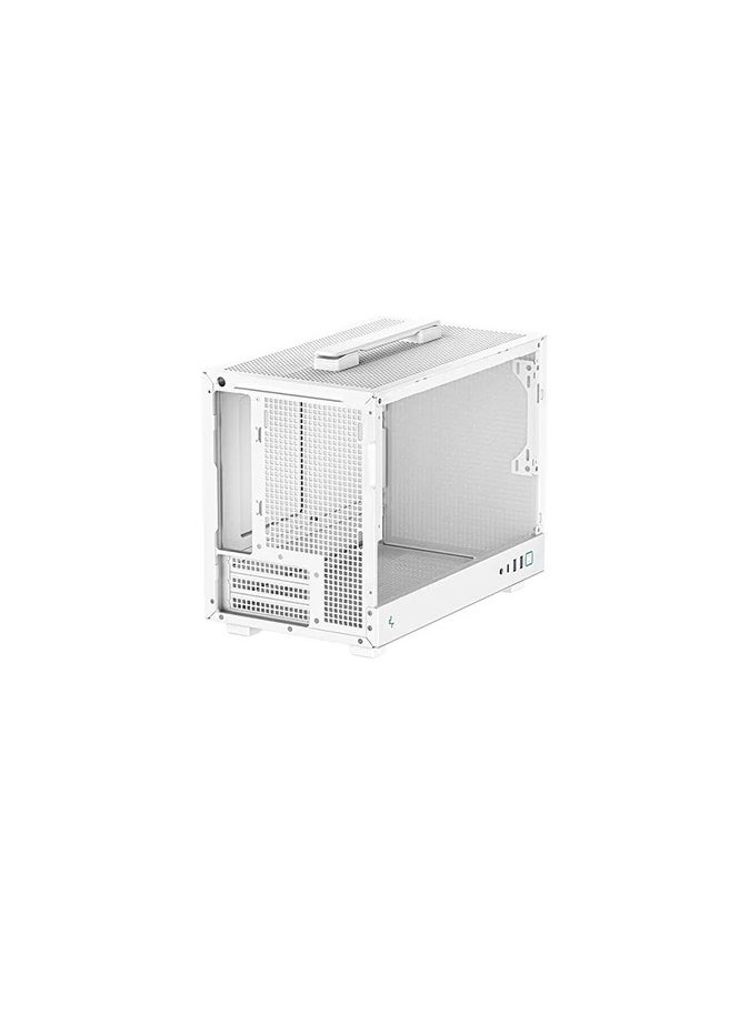 DEEPCOOL - CH160 WH Mini-ITX Case with High Airflow Mesh Panels, Supports 172mm CPU Coolers, 305mm GPUs, and Multiple PSU Options for Compact PC Builds - Image 1
