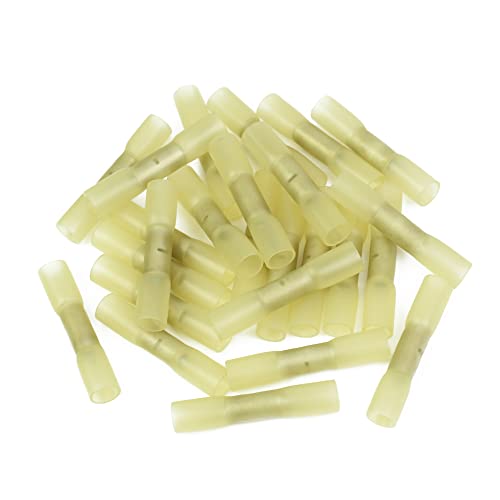 Conext Link BCHS8-25 Heat Shrink Butt Connector 25 Pack (8 Gauge Yellow) - Image 1