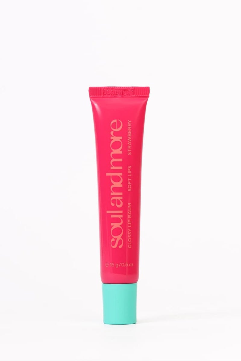 SOUL & MORE Glossy Lip balm ( strawberry) - Image 1
