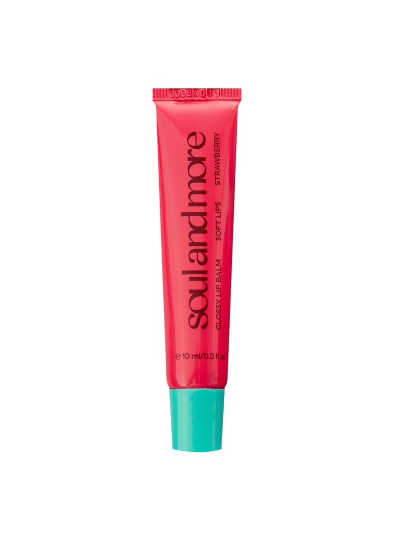 SOUL & MORE Glossy Lip balm ( strawberry) 