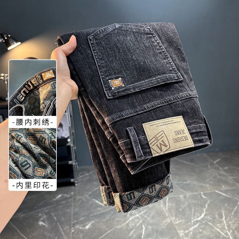 Unisex Classic Denim Jeans Loose Fit Daily Outdoor Wear - Image 2