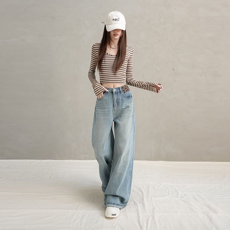 Unisex Casual Daily Denim Jeans - Image 2