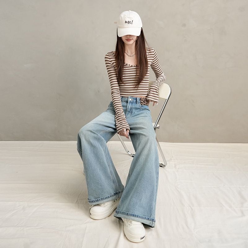 Unisex Casual Daily Denim Jeans - Image 4