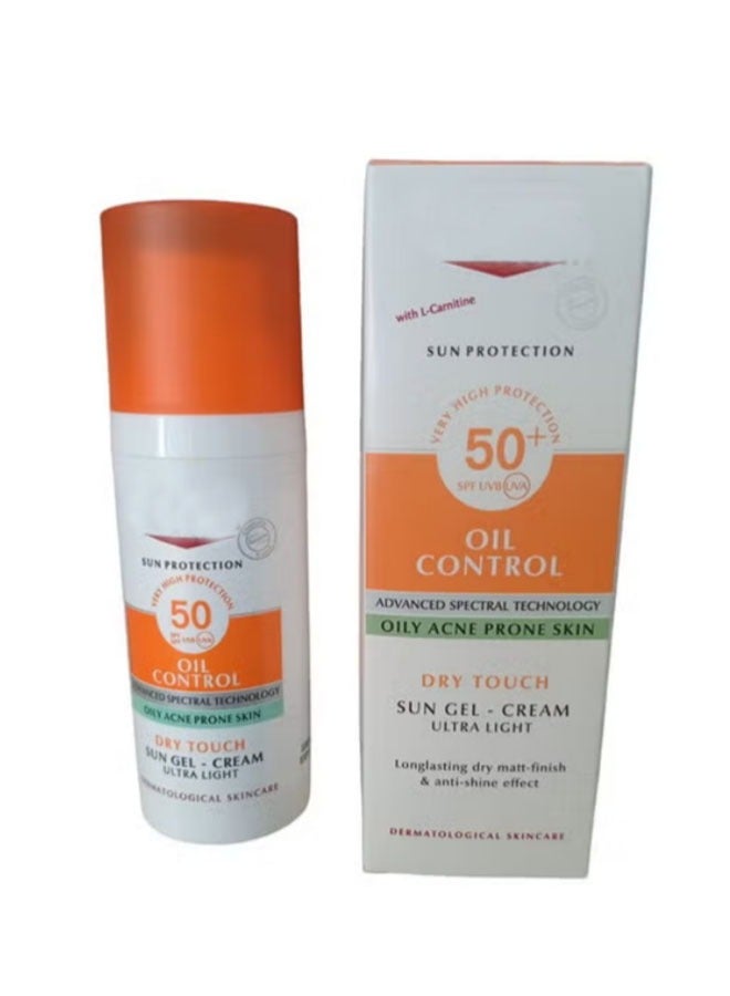 Generic Face Sunscreen SPF 50+ Oil Control Gel-Cream Dry Touch For Oily Acne Prone Skin 50ml