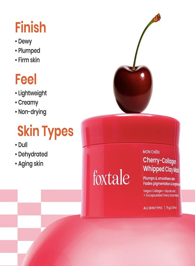 Foxtale Mon Cheri Cherry-Collagen Whipped Clay Mask - 75g - Image 5