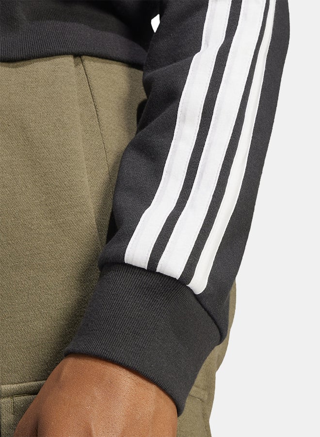 Adidas essentials 3-stripes french terry full zip women's hooded track top - Image 3