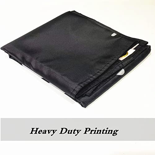 ANCONINE Double Sided Pirate Jolly Roger Skull Flag - Skull Bones Flag 3x5FT for Outdoor Indoor,Heavy Duty 3Ply 220D Polyester Double Stitched and Flags with 2 Brass Grommets. - Image 5