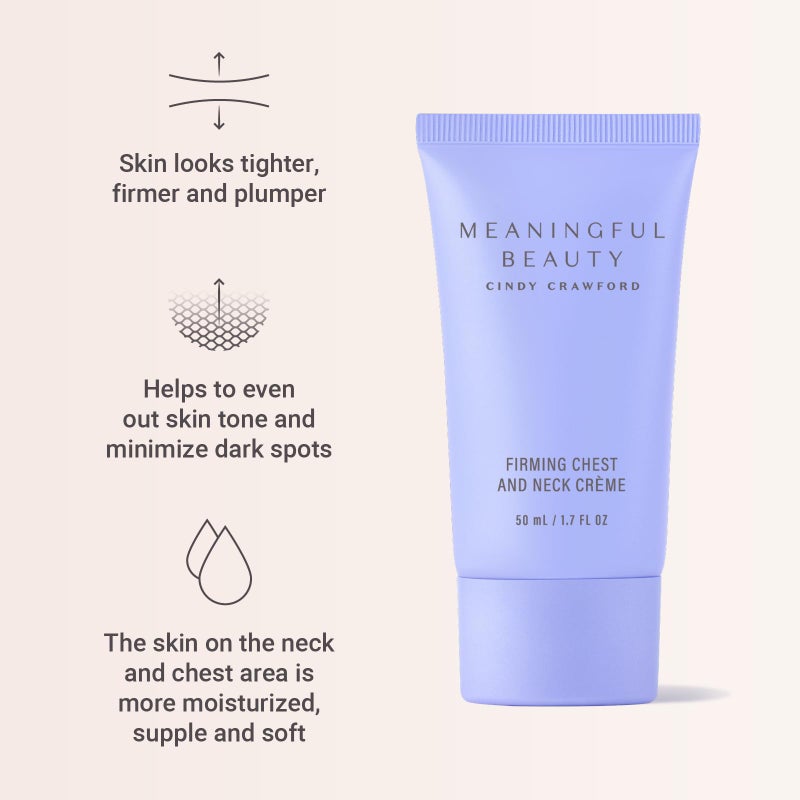 Meaningful Beauty Firming Chest and Neck CrÃ¨me , Tightening Treatment with Vitamin C and Hyaluronic Acid , 1.7 Ounce - Image 3