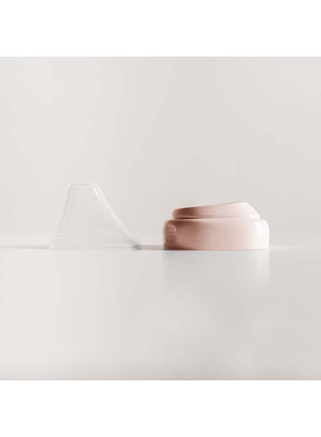 hegen Press-to-Close, Twist-to-Open (PCTO™) Collar and Transparent Cover - Convertible Storage to Feeding Bottle,BPA-Free,Anti-Colic Air Vent,Easy to Clean,Modular System Compatible, Pink - Image 2