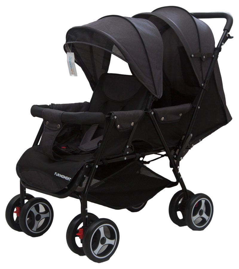 لحظة مرح عربة أطفال بمقعدين قابلة للطي - Image 1