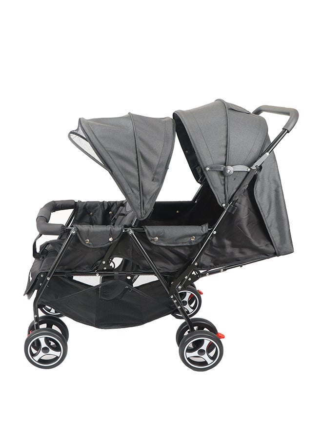 FUN MOMENT - Foldable Two Seat Stroller - Image 1