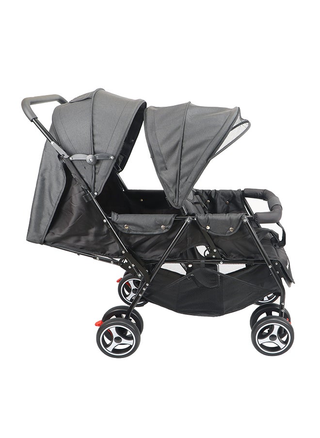 FUN MOMENT - Foldable Two Seat Stroller - Image 1