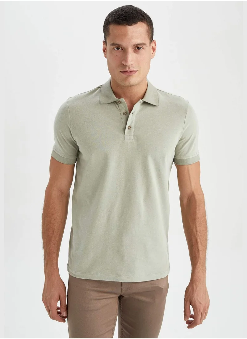 ديفاكتو Man Regular Fit Polo T-Shirt