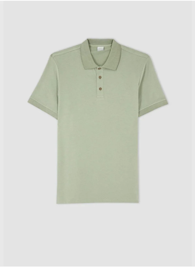 ديفاكتو Man Regular Fit Polo T-Shirt