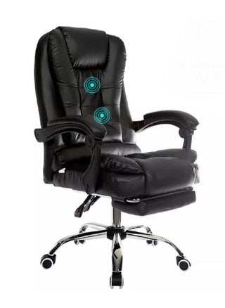 Massage Office Chair, Ergonomic High Back Leather Work Chair with Flip Arms, Black - pzsku/ZA6EE89721641B922D6CAZ/45/_/1669197209/6f219dfb-f4f7-4b88-ab28-8481eafa176b