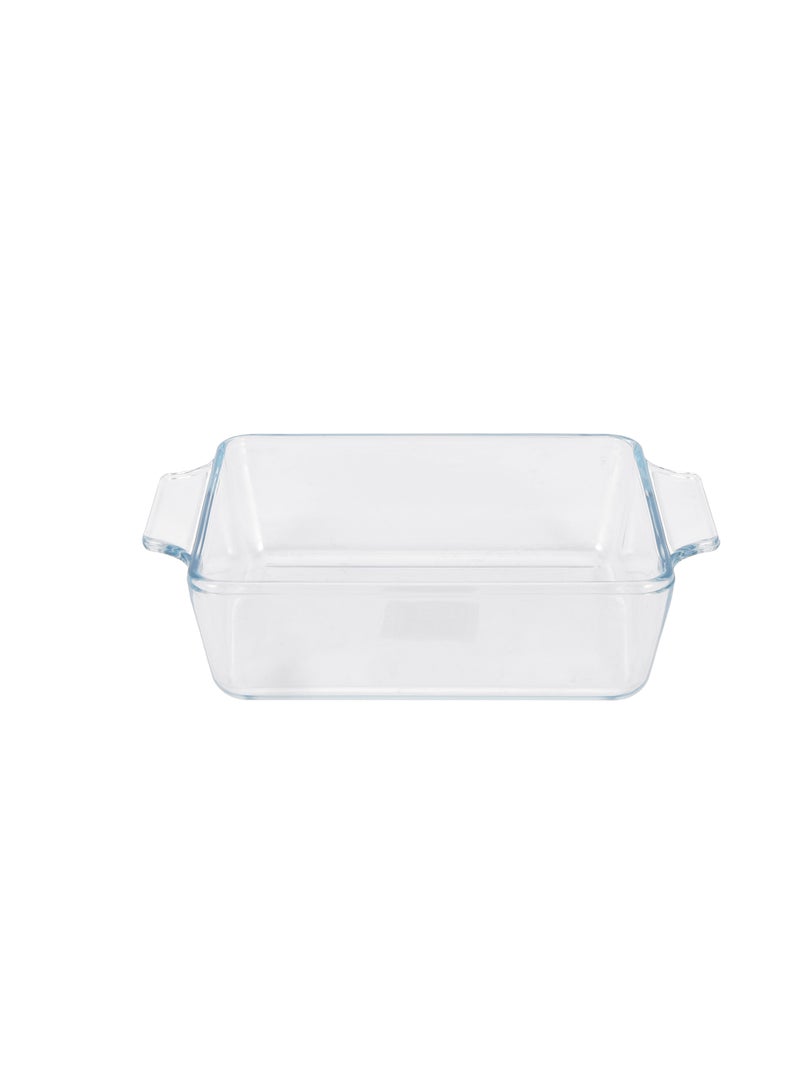 Royalford 1.0 L Glass Baking Dish with Lid-RF12207/ Rectangle Tray Perfect for Baking and Serving/ Casserole with Easy Grab Handles/ Oven, Dishwasher and Freezer Safe Clear - Image 4