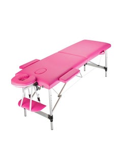 IOLITE Folding Beauty Bed 95cm length 19cmX74cm width Professional Portable Spa Massage Tables Foldable with Bag Salon Portable Massage Bed Foldable Massage Tables with Pillow SPA Bed   Stainless Steel Frame  SPA Salon Tattoo Massage Therapeutic Treatment Massage Adjustable Table  - Image 1