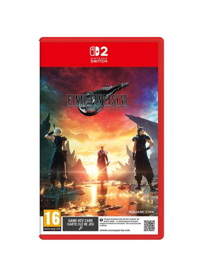 Square Enix Final Fantasy VII Rebirth with MTG Promo Card PEGI Switch 2 - pc_games - Image 1