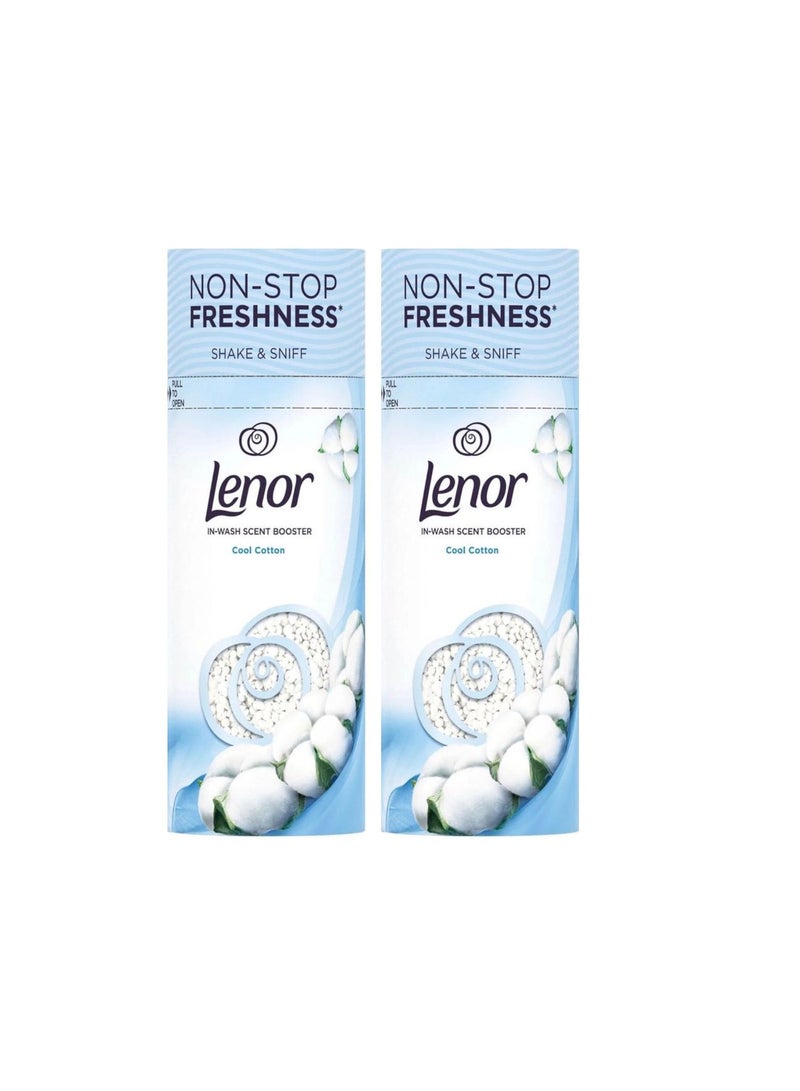 Lenor In-Wash Scent Booster Beads Cool Cotton155g pack of 2