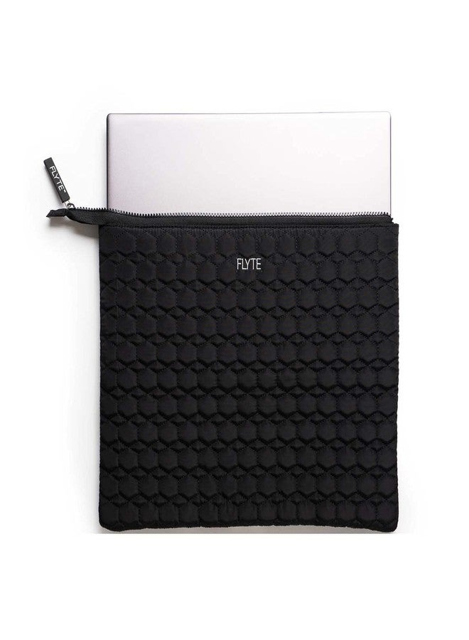 FLYTE Krystyna Bag Travel Quilted Computer Case, Black - Image 3