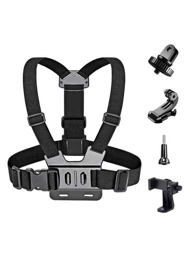 Neutral Gopro Sports Camera Chest Strap Chest Fixed Shoulder Strap Hero 10 9 8 7 6 5 4 3 2 B With Holes - Image 5