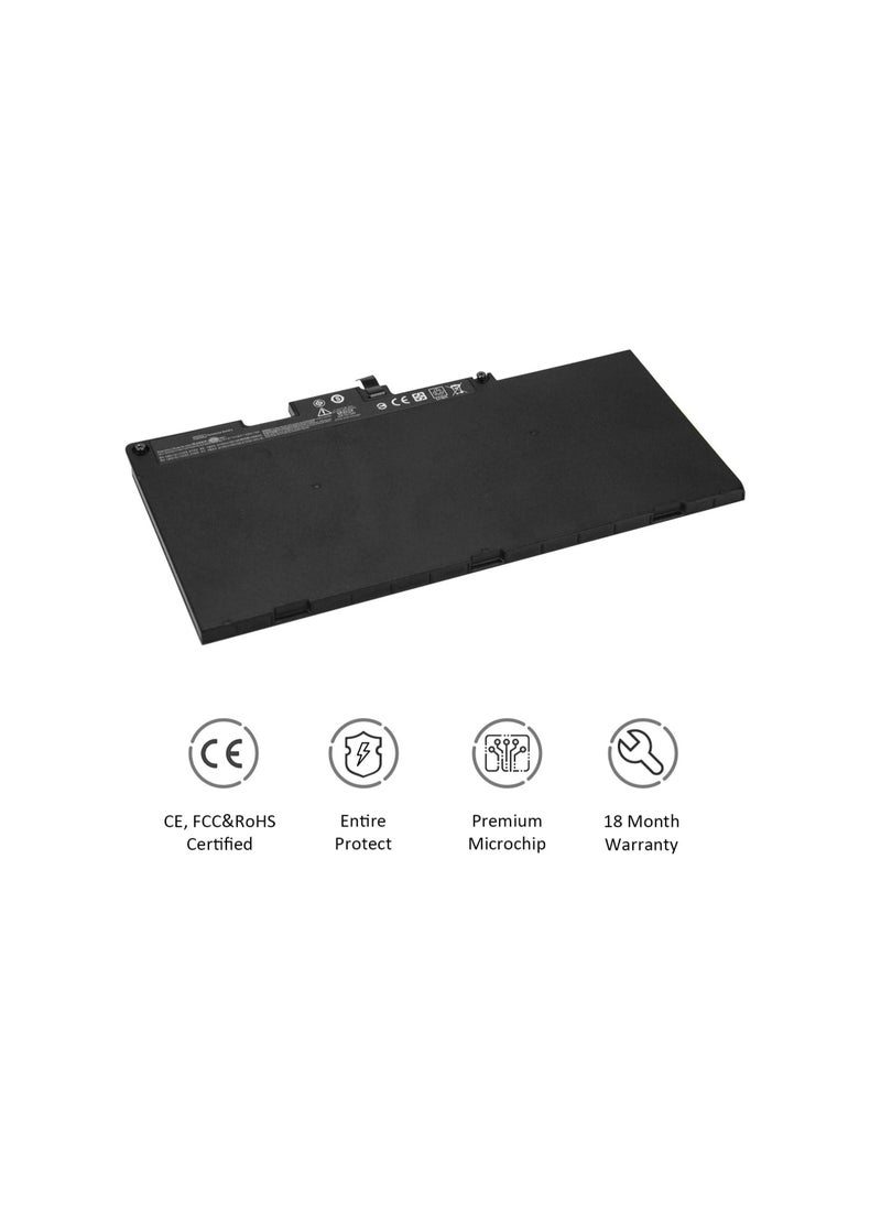 Generic - CS03XL TA03XL Laptop Battery for HP EliteBook 745 755 840 850 G3 G4 848 G3 ZBook 15u G3 G4 Mt42 Mt43 800513 001 800231 141 T7B32AA HSTNN I33C 4 HSTNN-I33C 5 HSTNN IB6Y - Image 1