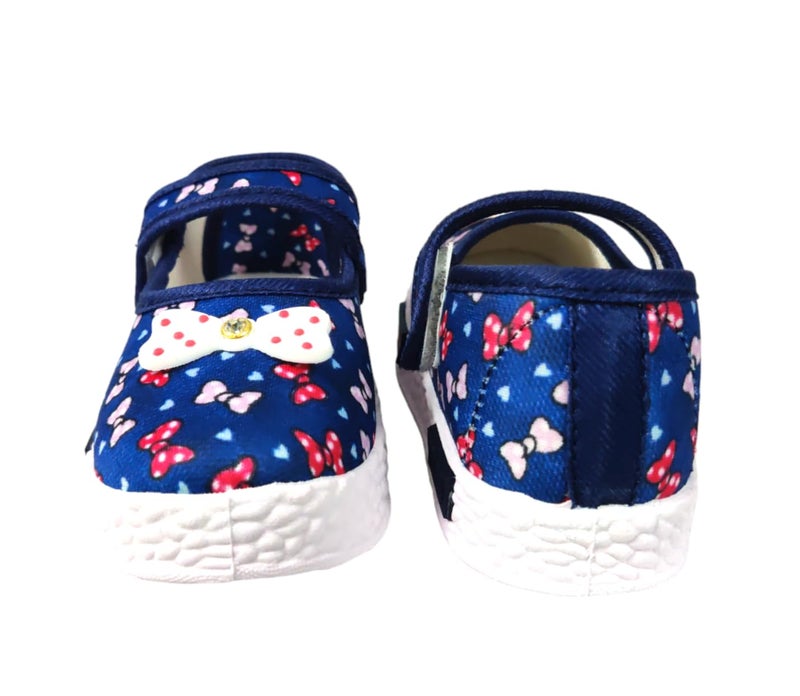 Coolz Girls Baby Fashion and Casual Ballerina Cute-1 for 1-4 yrs I Kids Shoes for Girls I (Blue-Pink, 18 Months) - Image 5