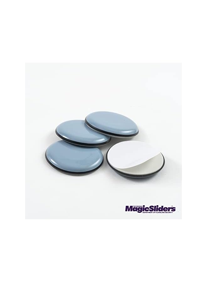 Magic Sliders أقراص منزلقة مقاس 1-1/2 بوصة من سلسلة 4038، عبوة من 4 قطع، رمادية - Image 3