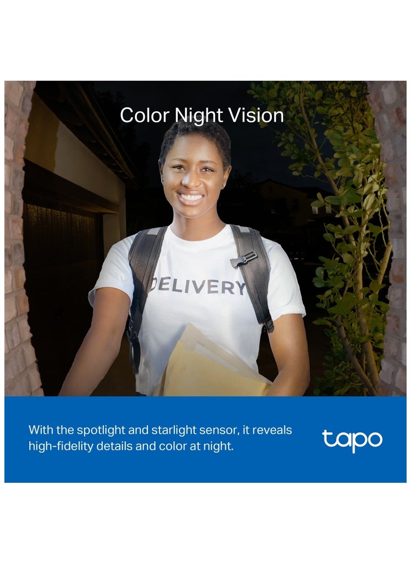 Tapo D230S1 Smart Battery 2K 5MP Video Doorbell