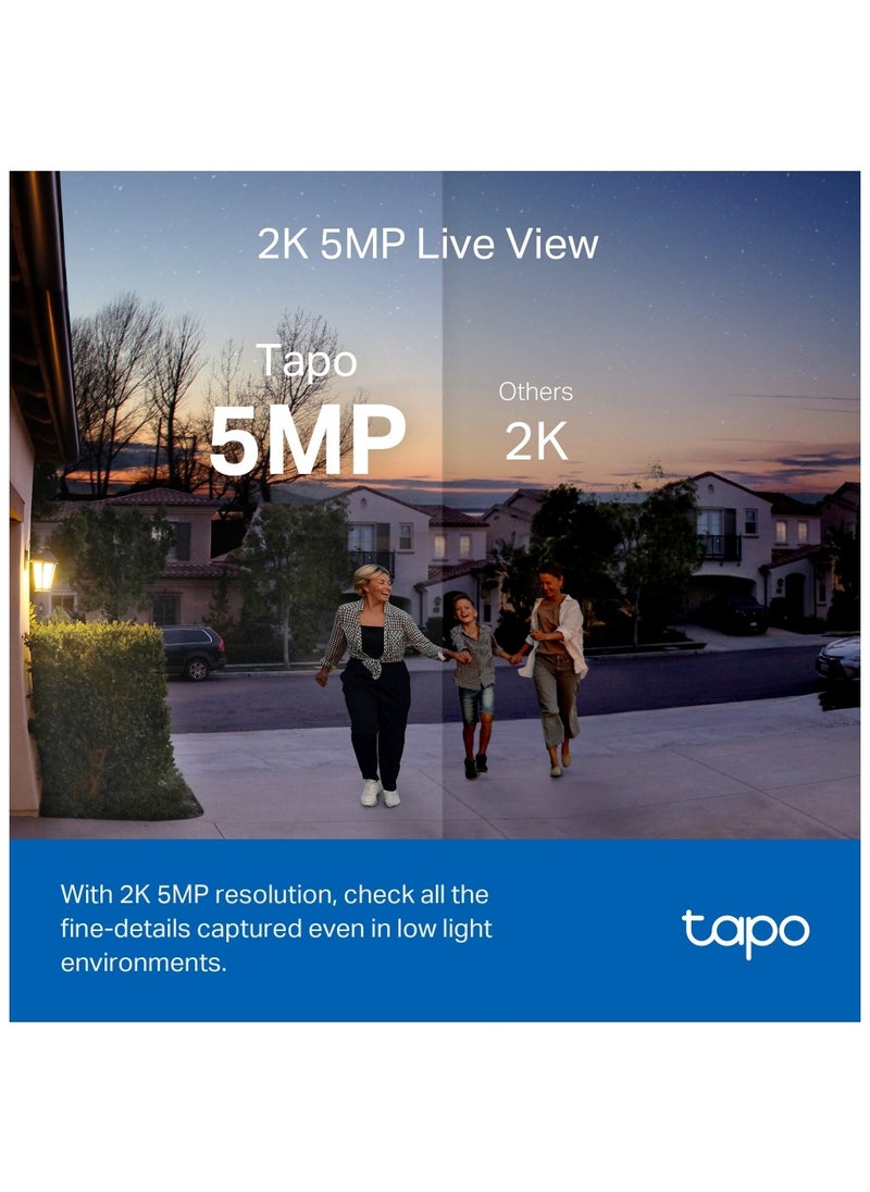 Tapo D230S1 Smart Battery 2K 5MP Video Doorbell