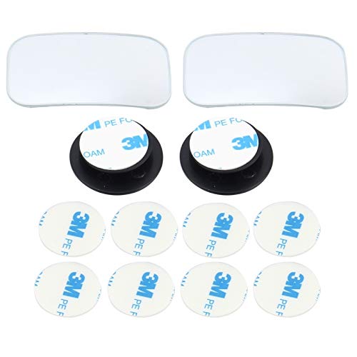 Automaze 3R 360 Degree Car Wide Angle Rectangle Convex Blind Spot Mirror(2 Pc, Rectangle 3R-054 ) - Image 2