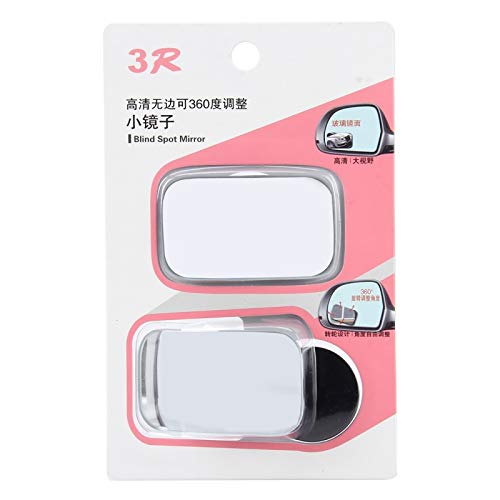 Automaze 3R 360 Degree Car Wide Angle Rectangle Convex Blind Spot Mirror(2 Pc, Rectangle 3R-054 ) - Image 1